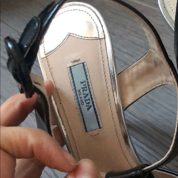 Silver Prada pumps - Picture 7 of 8